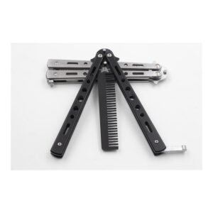 Balisong Butterfly Comb Edc Practice Tool, Safe And Unsharpened, For Beginners - Image 2